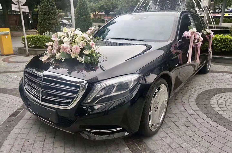 Rental of Mercedes Maybach S600 Wedding Float in Guangzhou