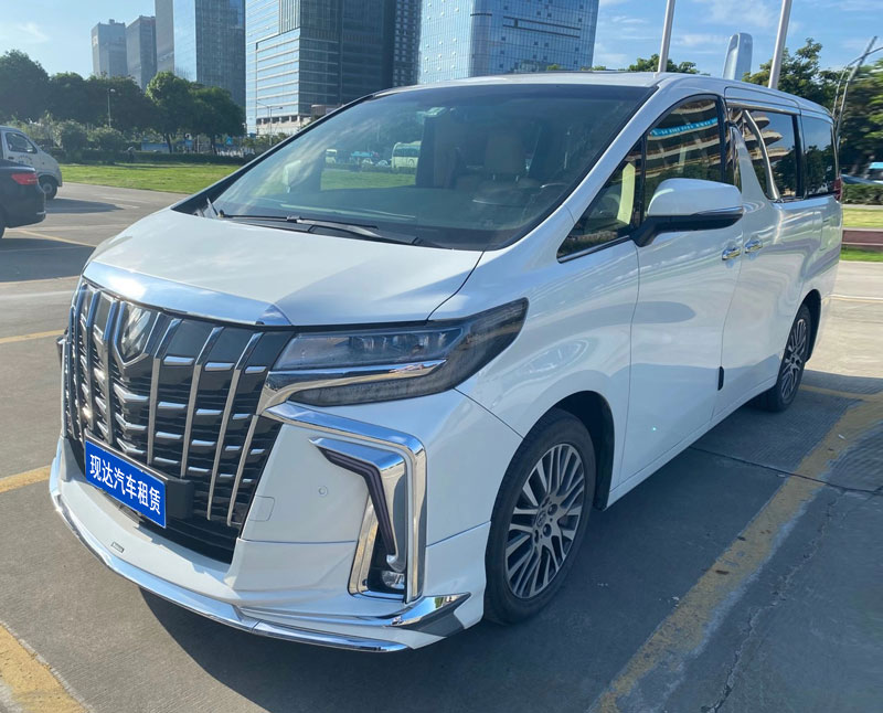 Guangzhou rental Toyota Alphard high-end business vehicle reception annual rental monthly rental charter (7 seats)