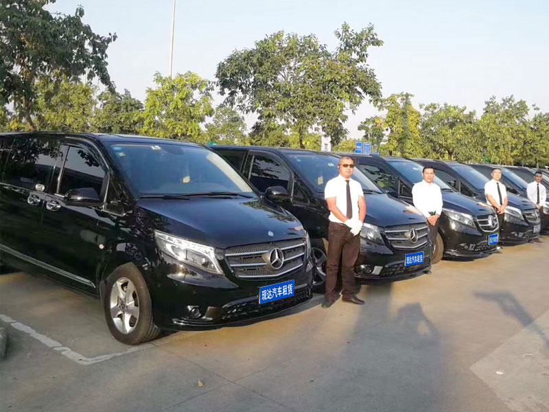 Guangzhou hires Mercedes Benz V260 commercial fleet with drivers