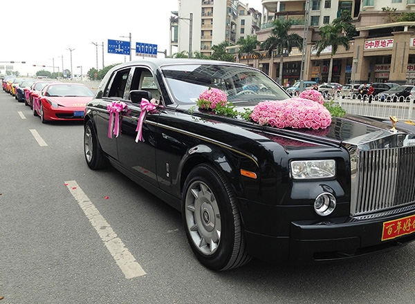 Guangzhou Wedding Rental Rolls Royce Wedding Sedan Rental Company