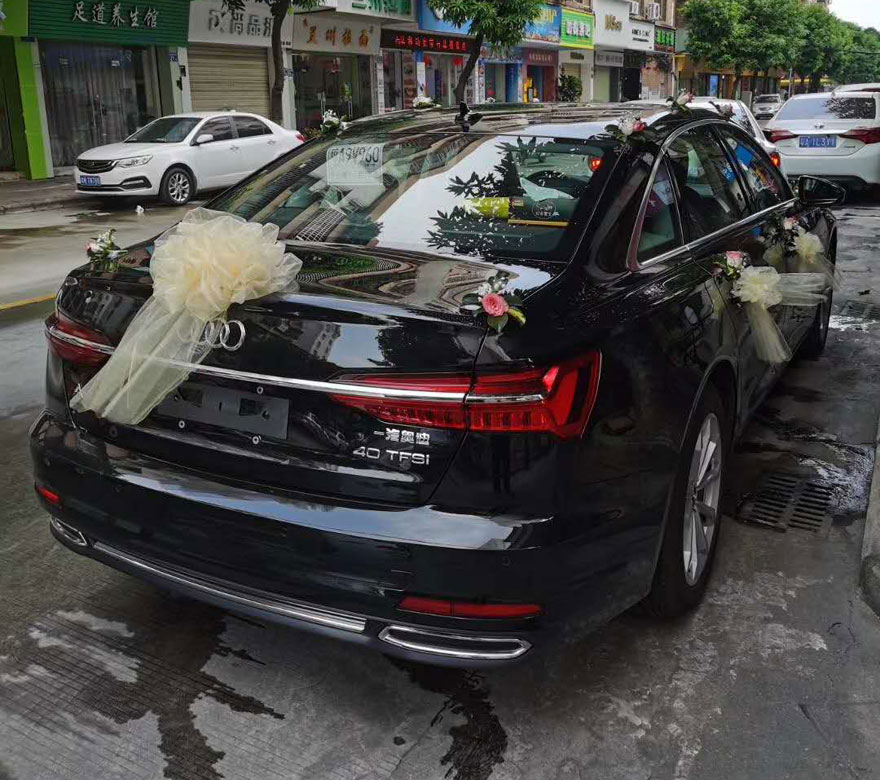 Guangzhou Wedding Rental Audi A6L Wedding Float Rental Company