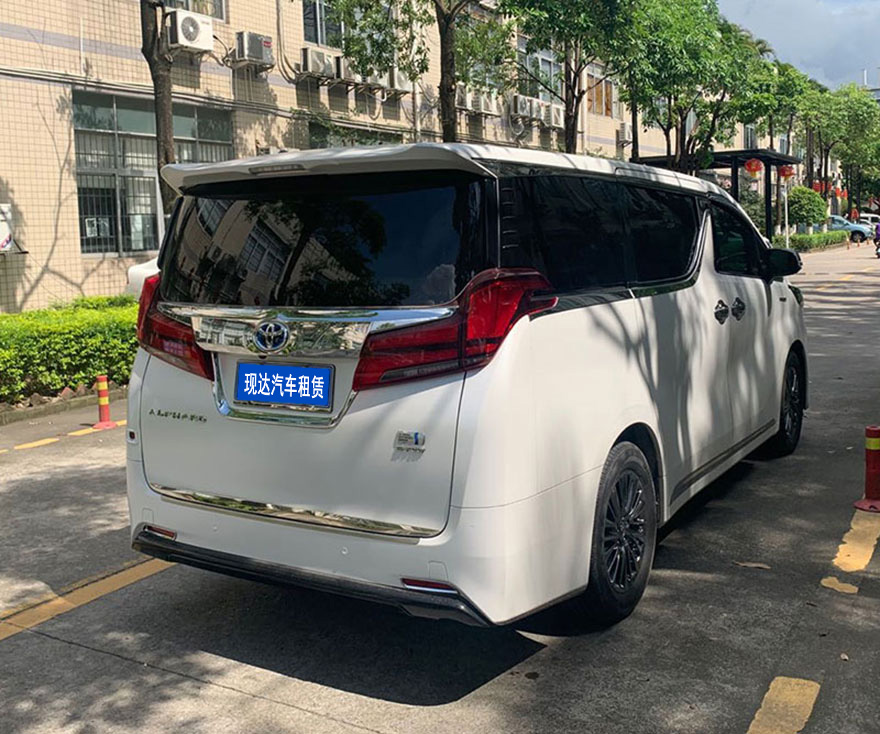 Guangzhou rental Toyota Alphard high-end business vehicle reception annual rental monthly rental charter (7 seats)