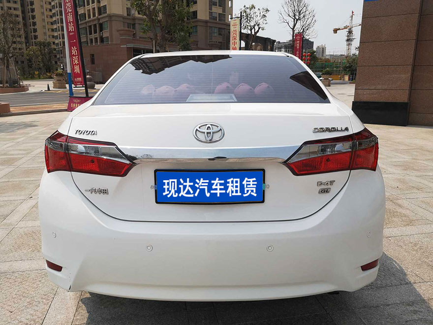 Renting Toyota Corolla Economy Sedan in Guangzhou