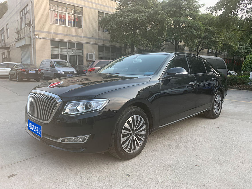 Guangzhou car rental company rents Hongqi H7 sedan