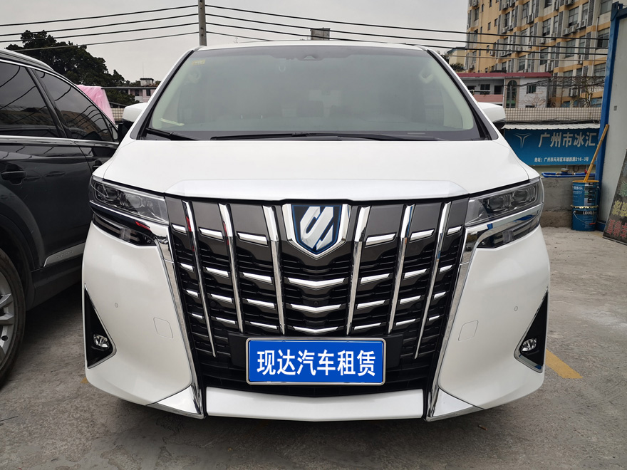 New 7-seater Toyota Alphard Business Vehicle for Rent in Guangzhou,Xianda is the preferred car rental company in Guangzhou,Guangdong Province,China