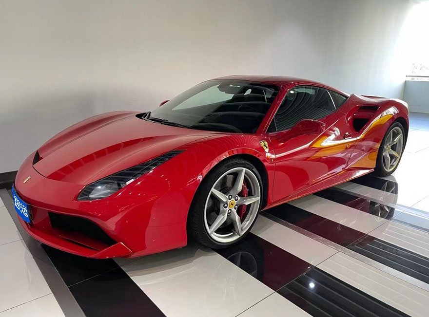 Rent Ferrari 488/458 supercar for self driving in Guangzhou Guangdong