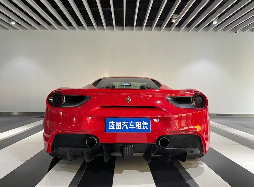 Rent Ferrari 488/458 supercar for self driving in Guangzhou Guangdong