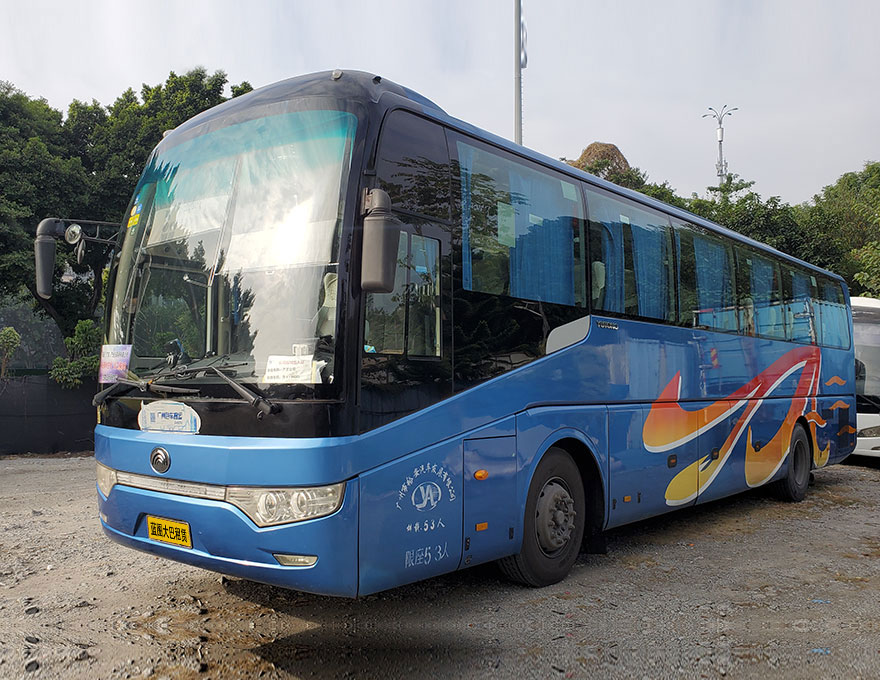 Rental of 50 seater coaches and tourist buses in Guangzhou Guangdong with a day off package