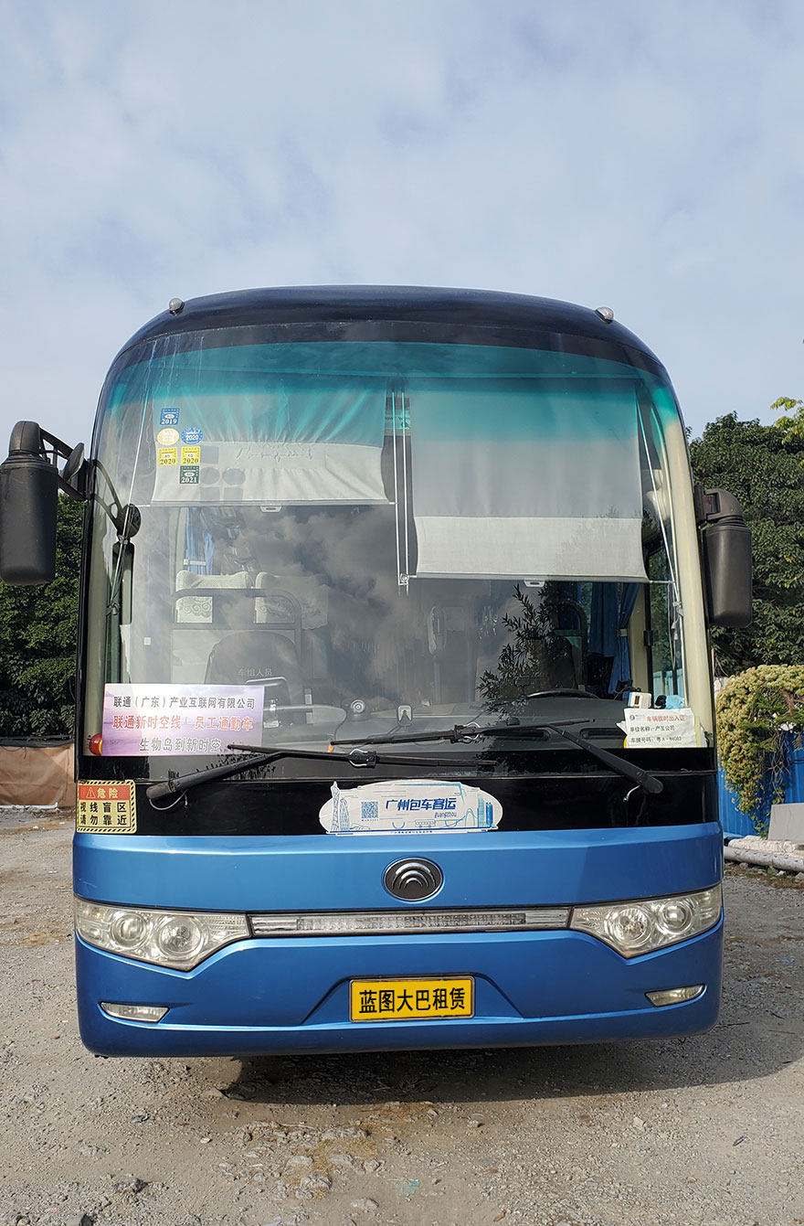 Rental of 50 seater coaches and tourist buses in Guangzhou Guangdong with a day off package