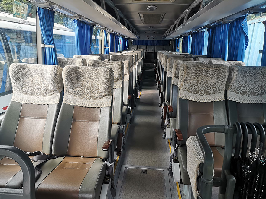 Rental of 50 seater coaches and tourist buses in Guangzhou Guangdong with a day off package