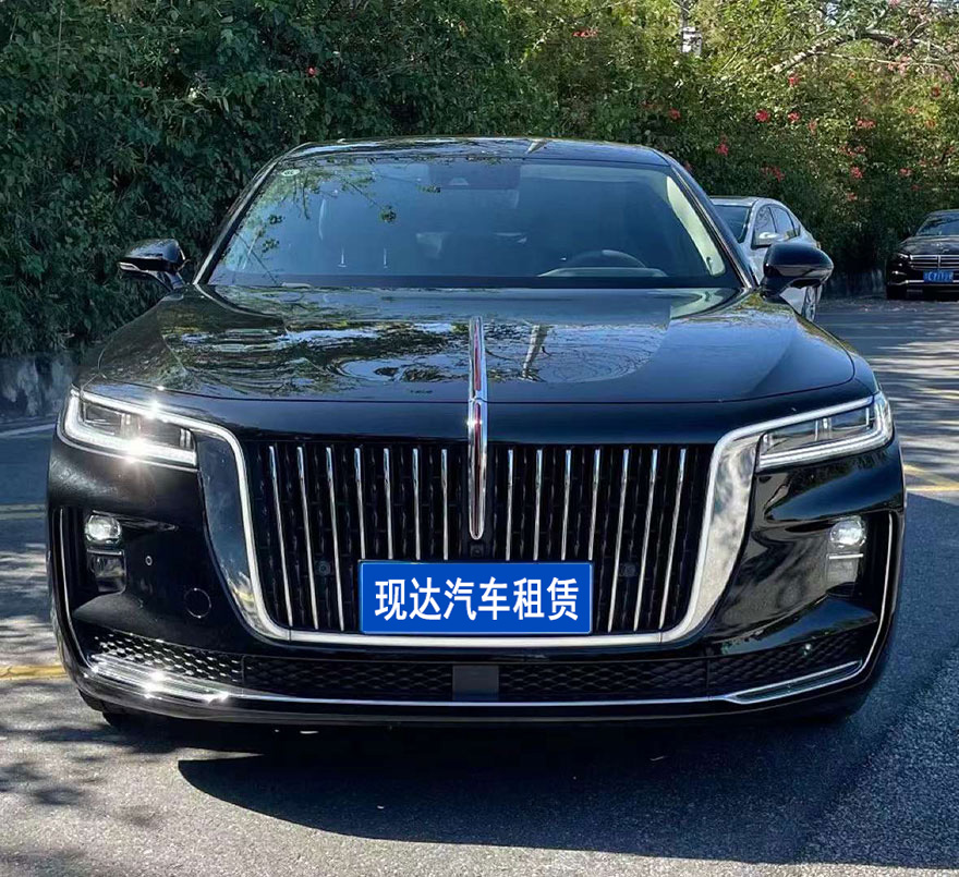 Rent Hongqi H9 sedan from Guangzhou Rental Company in China