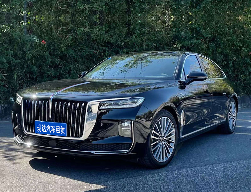 Rent Hongqi H9 sedan from Guangzhou Rental Company in China