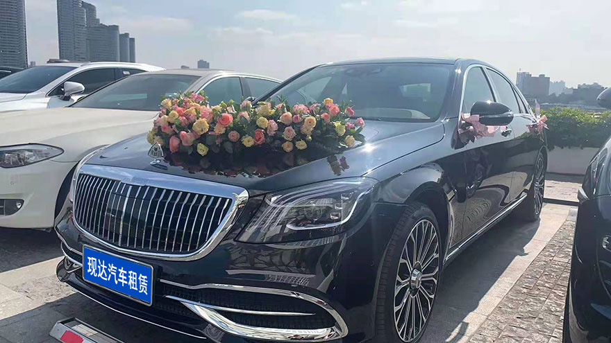 Guangzhou rental Mercedes Benz S450/S500 wedding float fleet