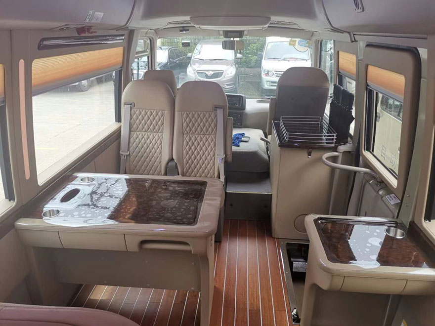 Guangzhou Tianhe District with driver rental Coaster luxury minibus rental company