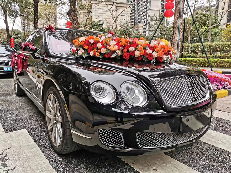 Guangzhou Rental Bentley Flying Wedding Car Rental Company