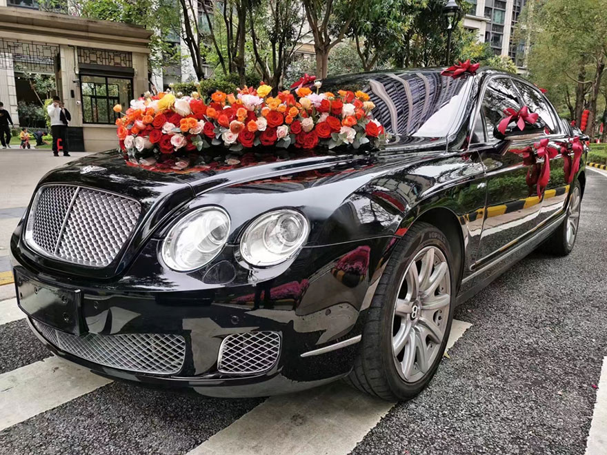 Guangzhou Rental Bentley Flying Wedding Car Rental Company