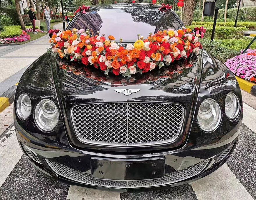 Guangzhou Rental Bentley Flying Wedding Car Rental Company