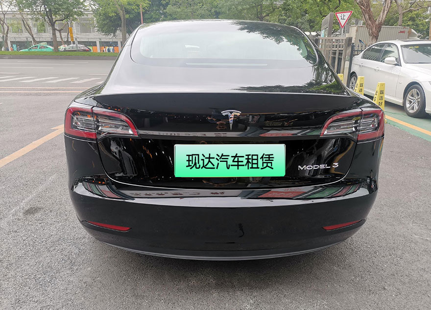 Guangzhou Car Rental Company Rents Tesla Model 3