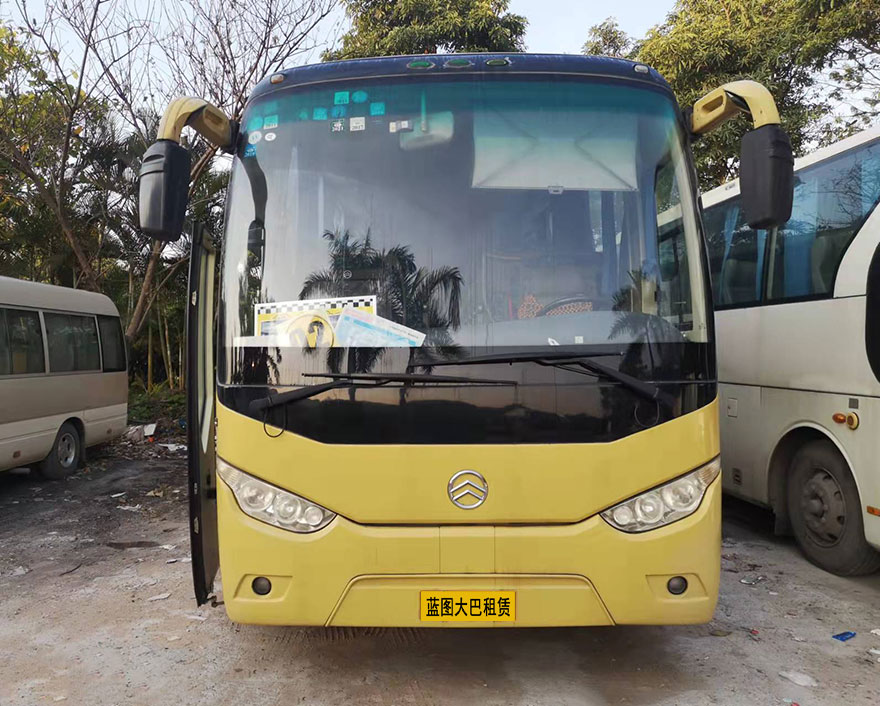 Annual rental of 45-50 seater bus with driver for commuting in Guangzhou city area