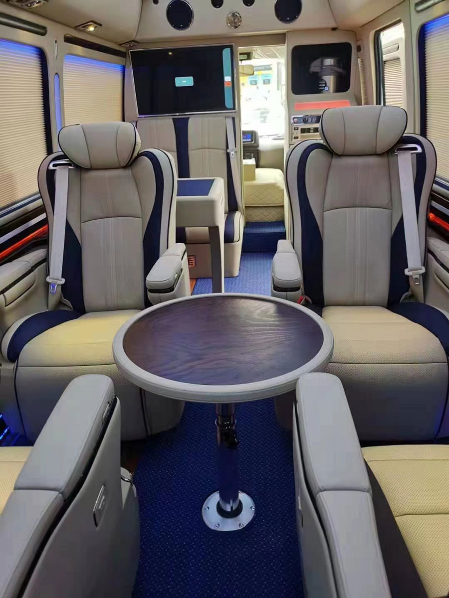 Rent a 12 seater super luxury Toyota Coaster minibus with a driver in the urban area of Guangzhou, Guangdong